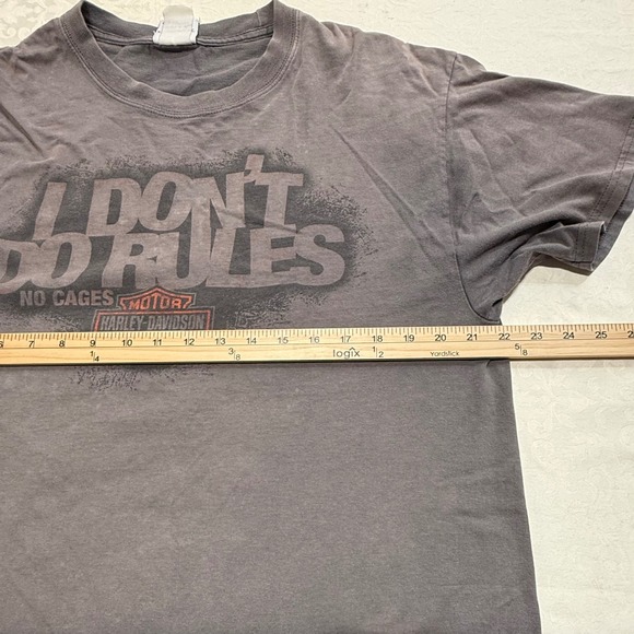 Harley‎ Davidson Baltimore Maryland I Dont Do Rules Graphic T Shirt Men's Size M - Picture 5 of 9